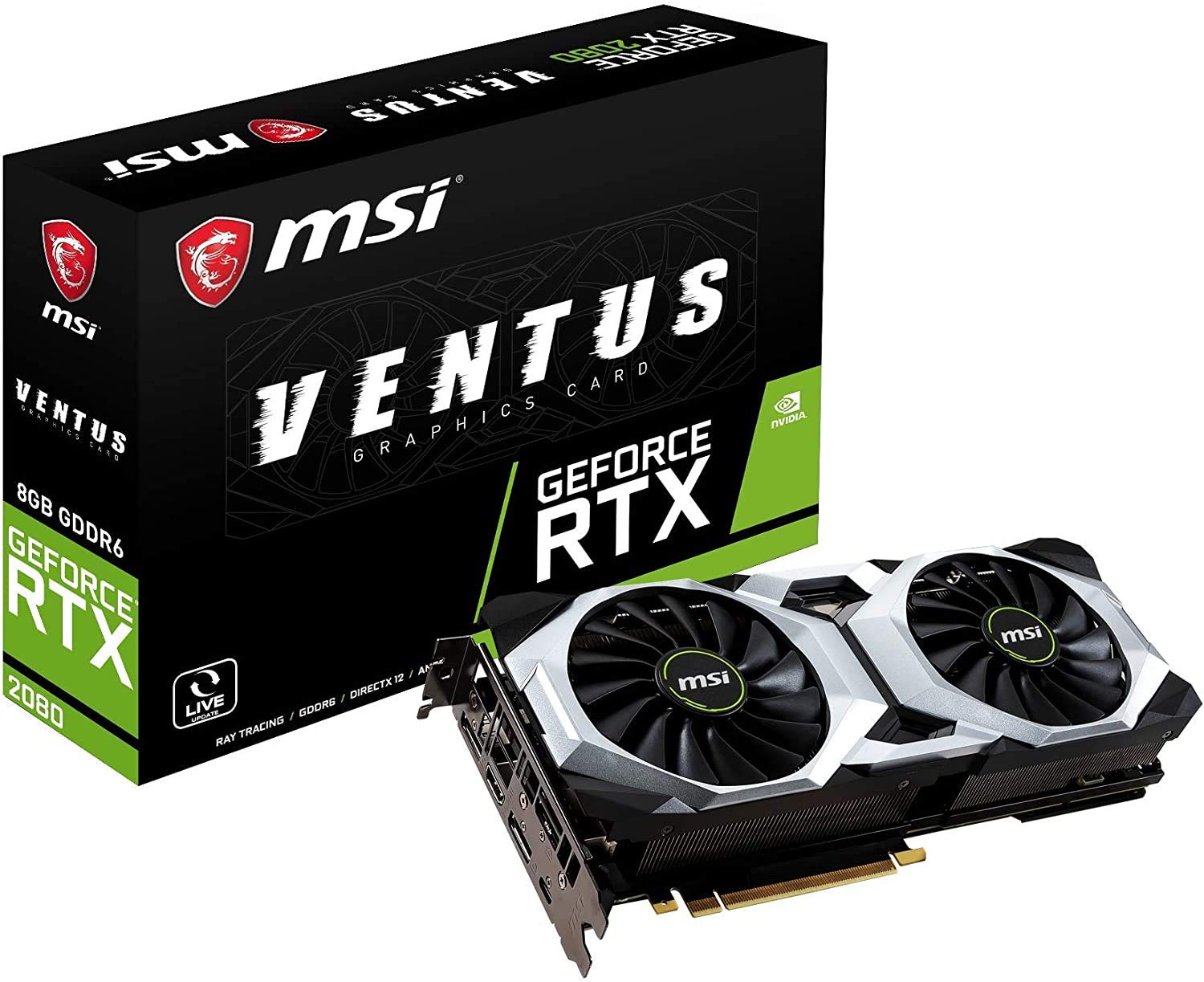 Amazon | MSI GeForce RTX 2080 VENTUS 8G グラフィックスボード